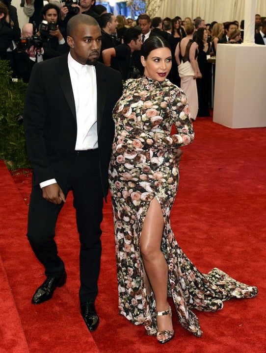 Kim Kardashian and Kanye West 2013