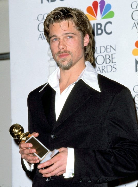 brad pitt at 53rd Golden Globe Awards