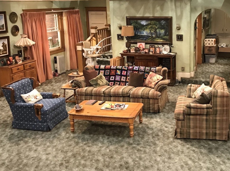 roseanne show living room set