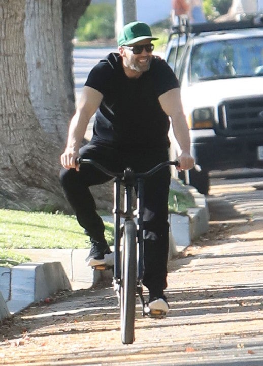 Jason Statham on bike on 5/3