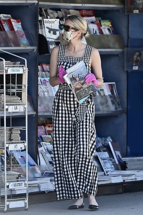 Emma Roberts gets magazines