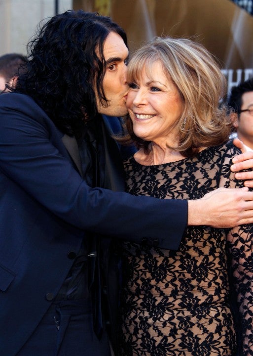Russell Brand and his mom