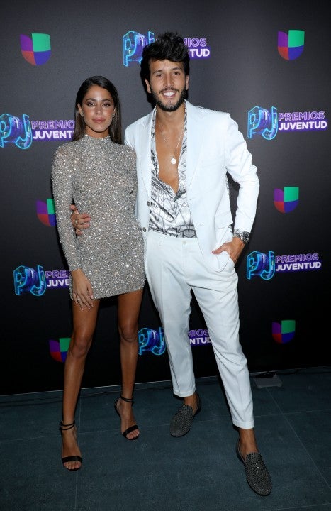Tini and Sebastian Yatra at Premios Juventud 2019 