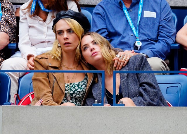 Cara Delevingne and Ashley Benson at the 2019 US Open Women's final 