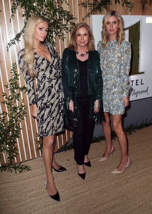 Paris Hilton, Kathy Hilton and Nicky Hilton Rothschild in november 2019