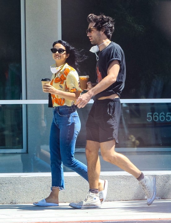 Camila Mendes gets coffee