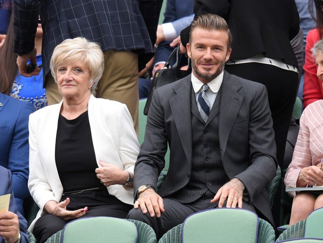 David Beckham and Sandra Beckham in 2016