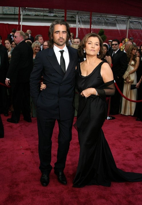 Colin Farrell and his mom at 2008 oscars