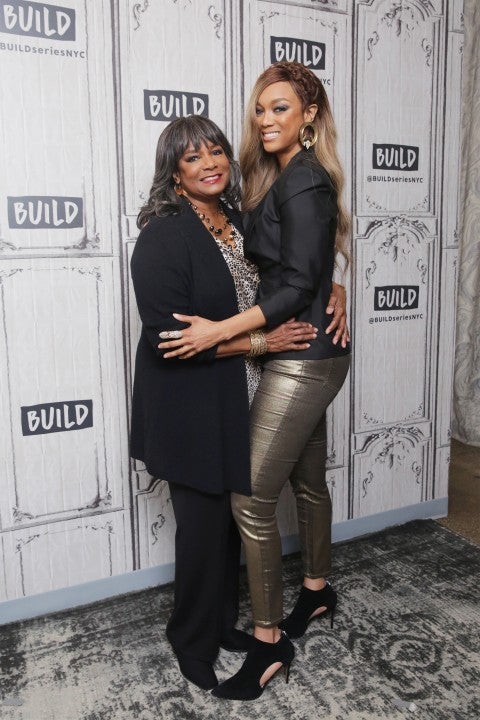 tyra banks and her mom in 2018