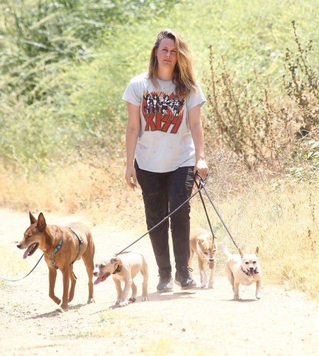 alicia silverstone and her dogs