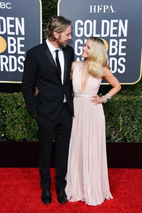 Dax Shepard and Kristen Bell at the 76th Annual Golden Globe Awards