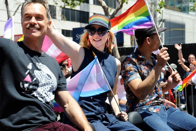 Laura Linney at 2019 San Francisco Pride Parade