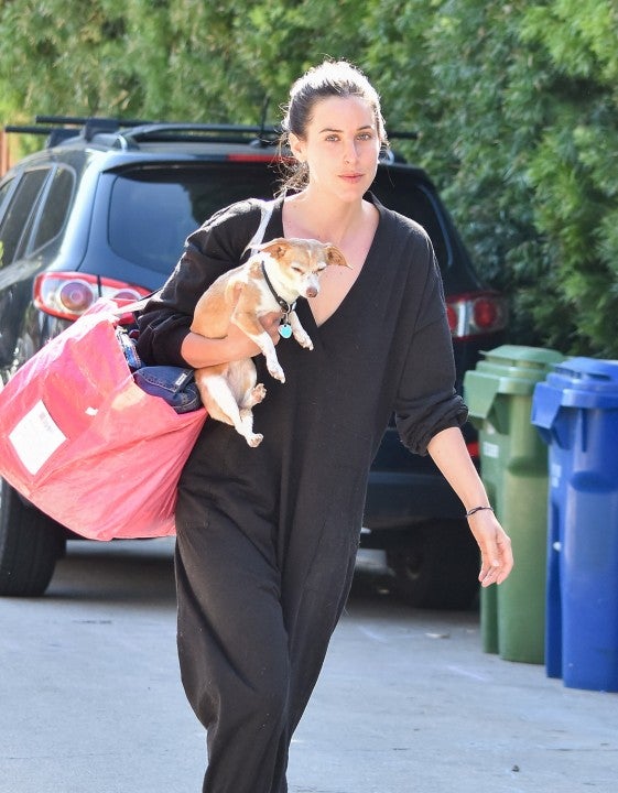 scout willis and her dog in la