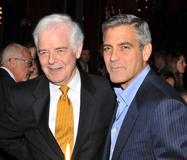 george clooney and his dad in 2011