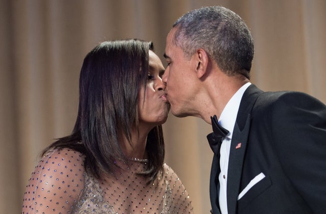 Michelle and Barack Obama in 2016