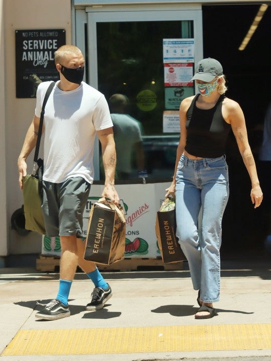 Cody Simpson and Miley Cyrus at erewhon