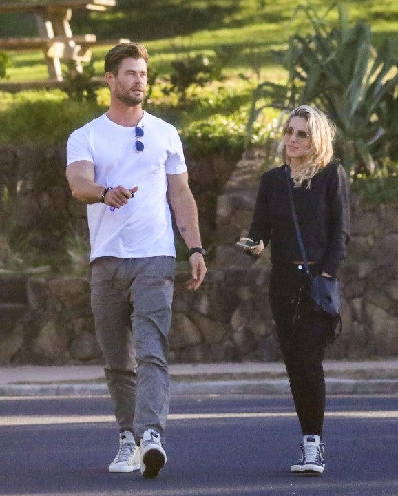 Chris Hemsworth and Elsa Pataky on 6/23