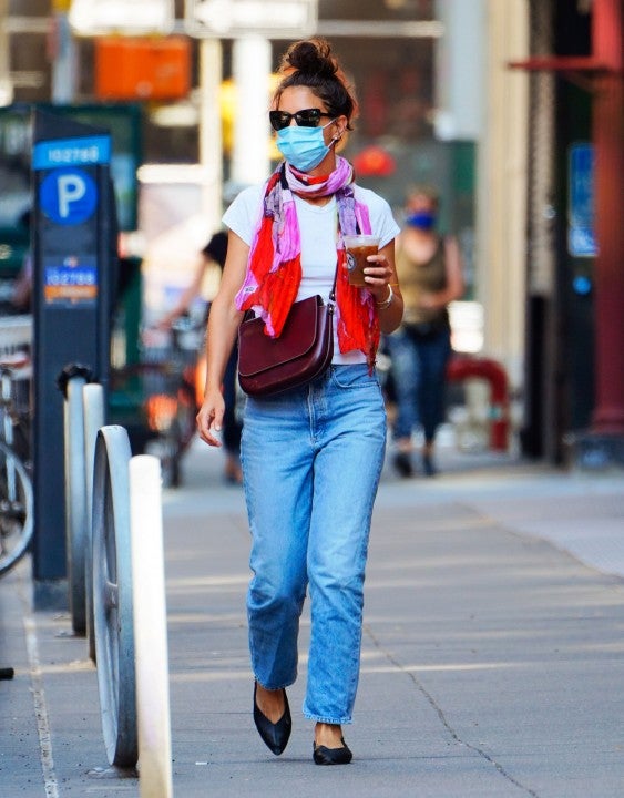 katie holmes in nyc on 6/10