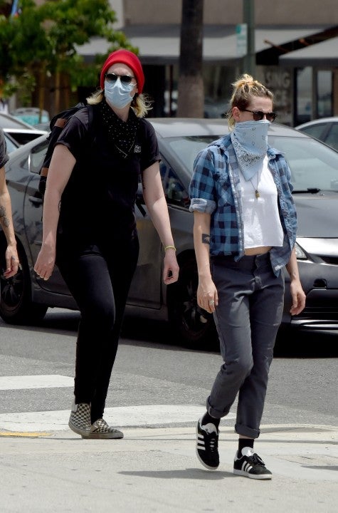 Kristen Stewart at protests