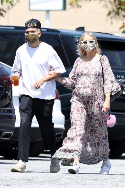 Evan Ross and Ashlee Simpson Ross get lunch