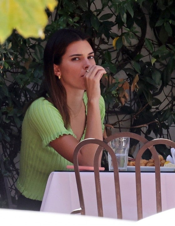 Kendall Jenner at lunch 