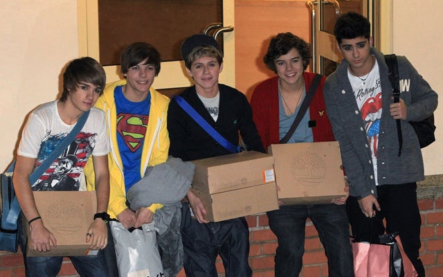 one direction at x factor in 2010