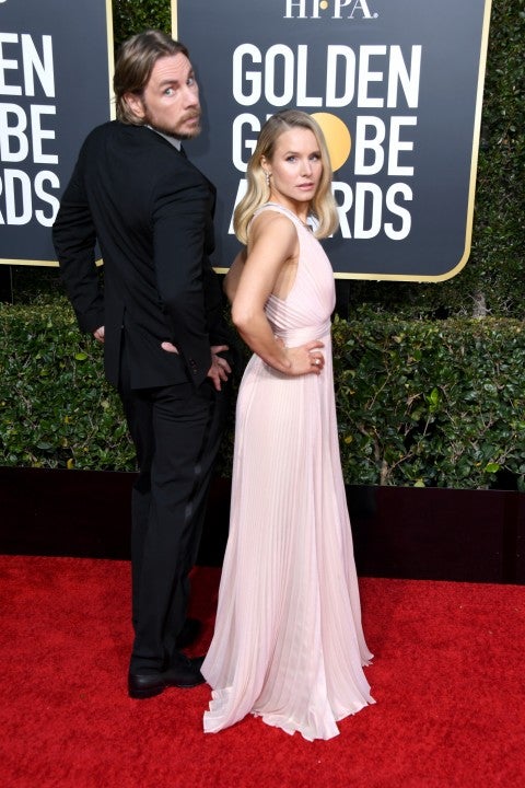 dax shepard and kristen bell at the 76th Annual Golden Globe Awards