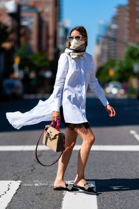 Olivia Palermo in nyc on july 9