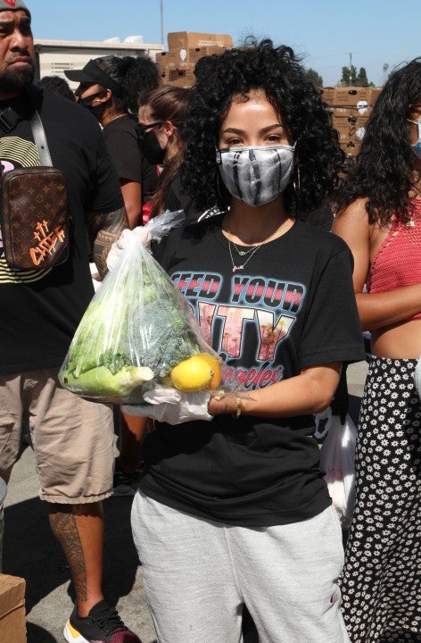 jhene aiko at Feed Your City Challenge