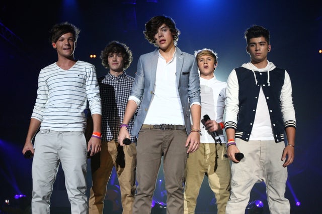 Harry Styles, Zain Malik, Louis Tomlinson, Liam Payne and Niall Horan of One Direction at the BBC Teen Awards 2011