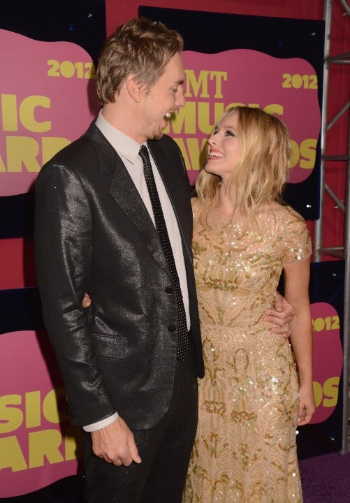 dax shepard and kristen bell at the 2012 CMT Music Awards