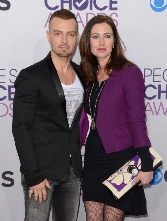joey lawrence and wife in 2013