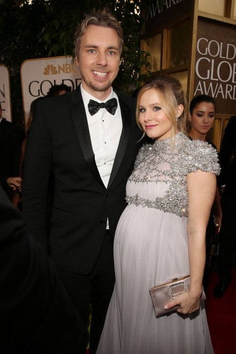 Dax Shepard and Kristen Bell at the 70th Annual Golden Globe Awards