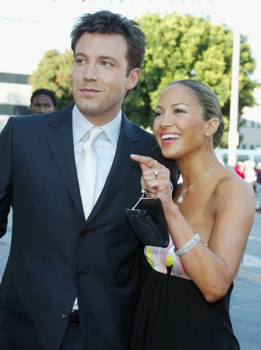 Ben Affleck and Jennifer Lopez arrive at the premiere of 