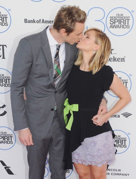 Dax Shepard and Kristen Bell at the 2015 Film Independent Spirit Awards 