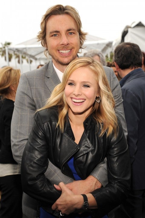 kristen bell and dax shepard at the 2014 Film Independent Spirit Awards