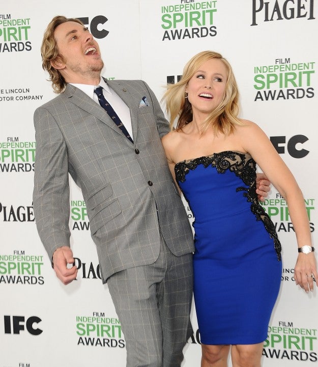 Dax Shepard and Kristen Bell at the 2014 Film Independent Spirit Awards 