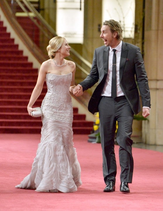 Kristen Bell and Dax Shepard after the Oscars 
