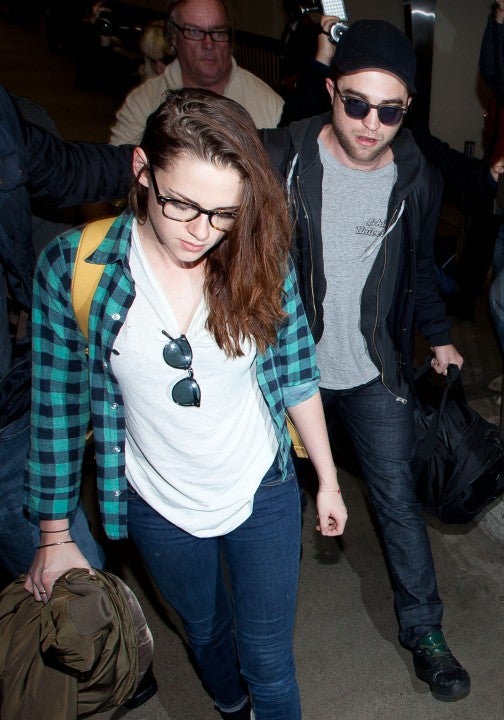 kristen and rob at lax