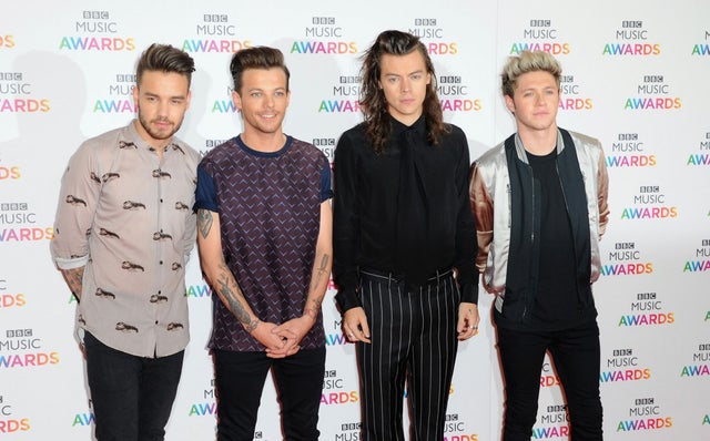 One Direction at BBC Music Awards 2015