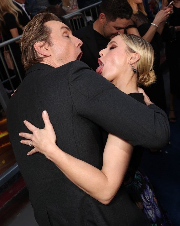 Dax Shepard and Kristen Bell at the CHiPS premiere