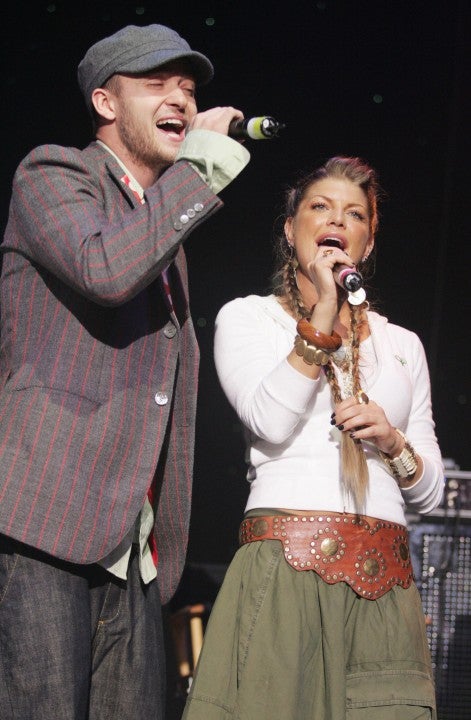 fergie and justin timberlake in 2005