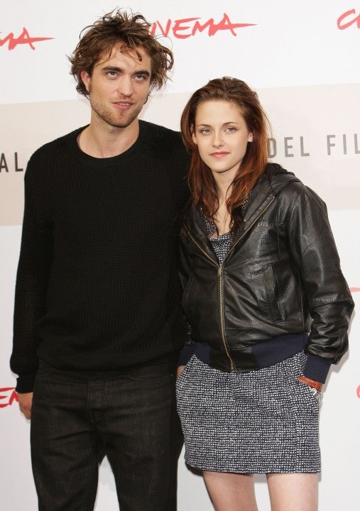 Robert Pattinson and Kristen Stewart at the 'Twilight' Photocall in Rome
