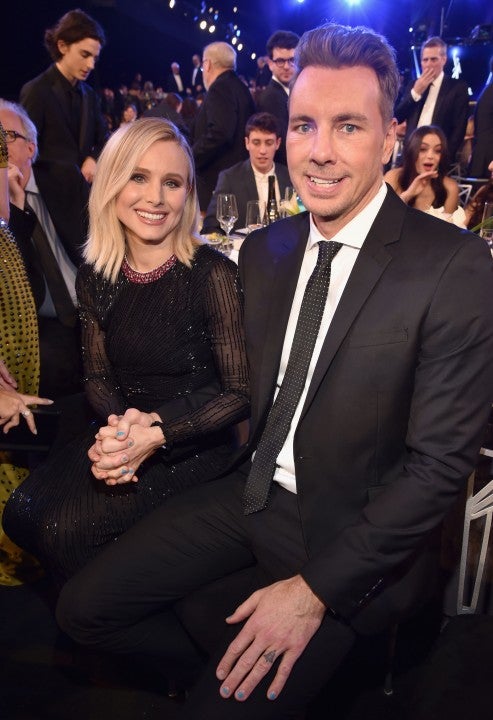 Kristen Bell and Dax Shepard at the 24th Annual Screen Actors Guild Awards 