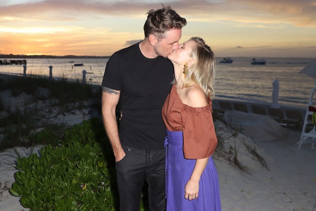 dax shepard and kristen bell in turks & caicos