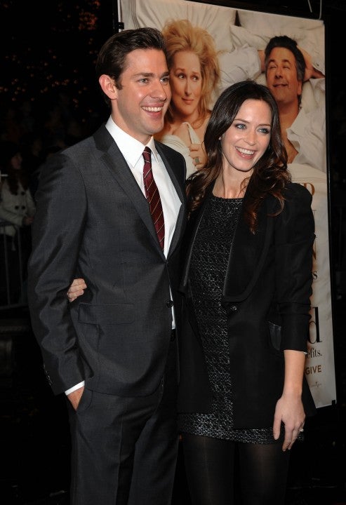 John Krasinski and Emily Blunt at the New York premiere of "It's Complicated"