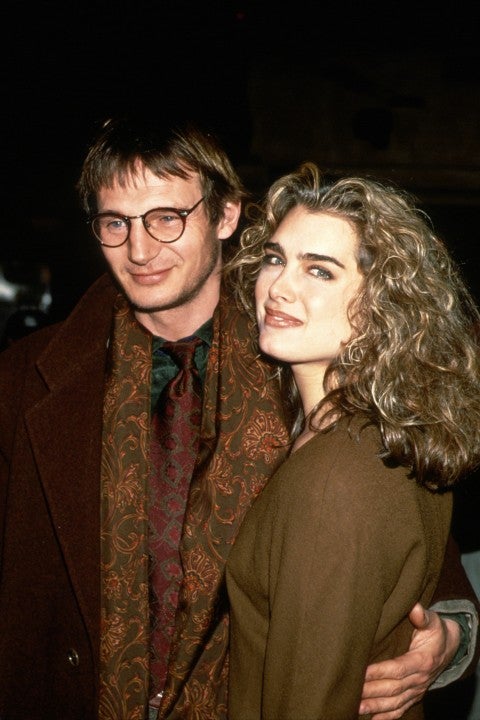 Brooke Shields and Liam Neeson in 1992
