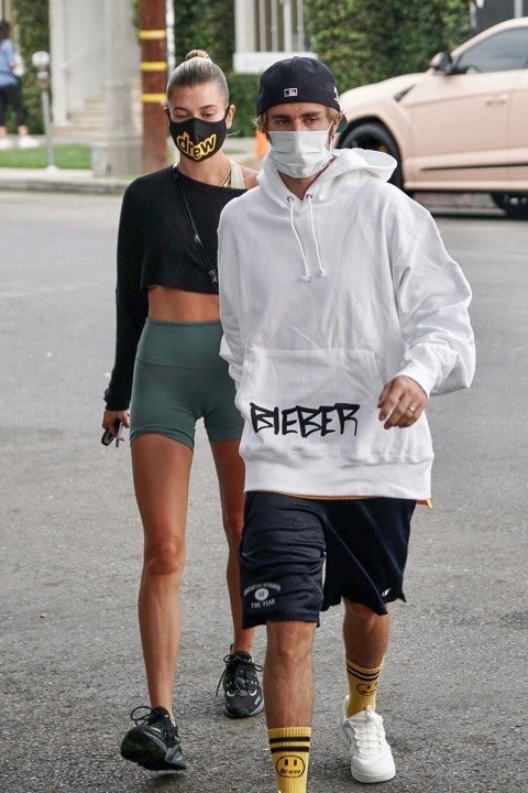 Hailey and Justin Bieber get breakfast on 8/17