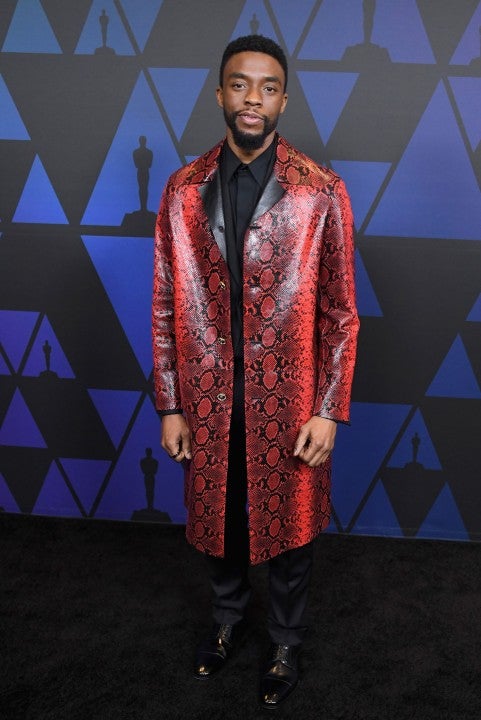 Chadwick Boseman at the Academy of Motion Picture Arts and Sciences' 10th annual Governors Awards 