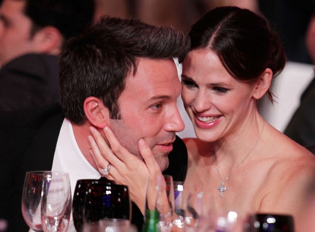 Ben Affleck and Jennifer Garner pose at the 16th annual Critics' Choice Movie Awards 